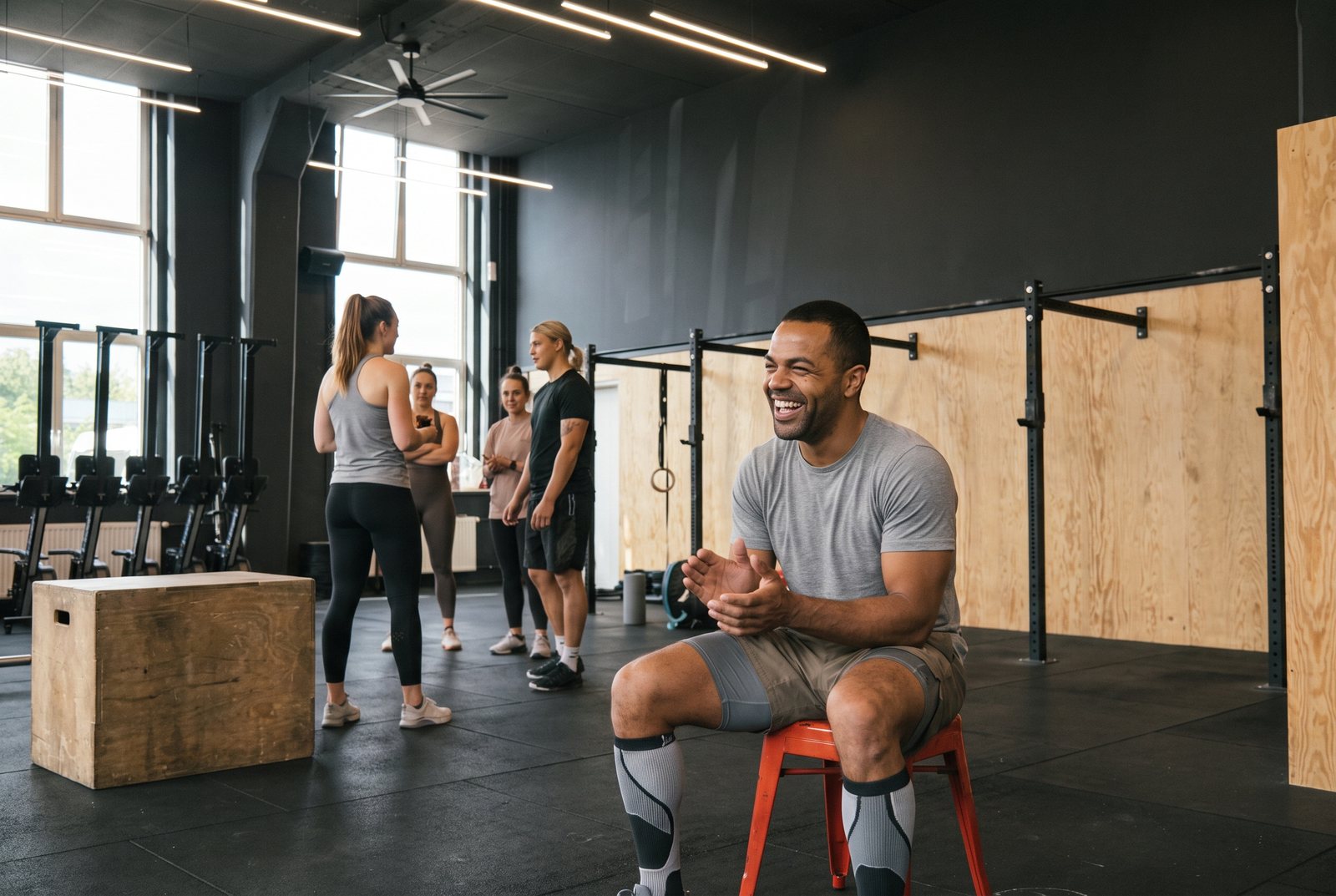 Zwei Personen in der Box von AXT Athlete in Berlin-Lichtenberg – Jobs bei AXT